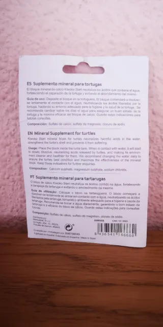 Regalo Pinzas para terrario y suplemento de calcio