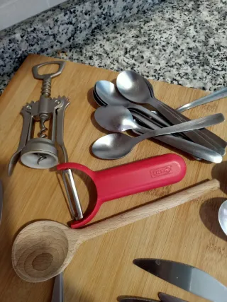 Set Cubiertos y Utensilios Cocina