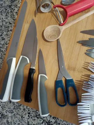 Set Cubiertos y Utensilios Cocina