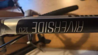 Bicicleta Decathlon Riverside Gris