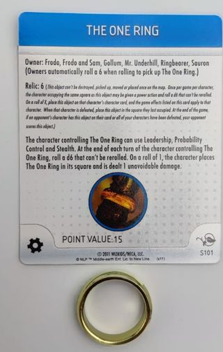 HeroClix Anello Unico S101 Ed. Limitata