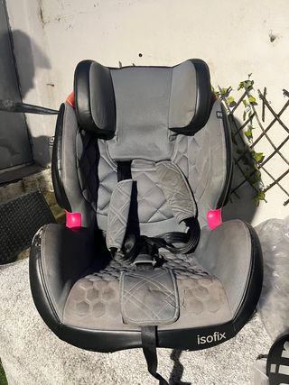 Silla coche bebé Isofix gris