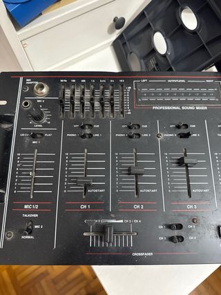 Mesa de Mezclas DJ Profesional MPX-7500 Monacor.