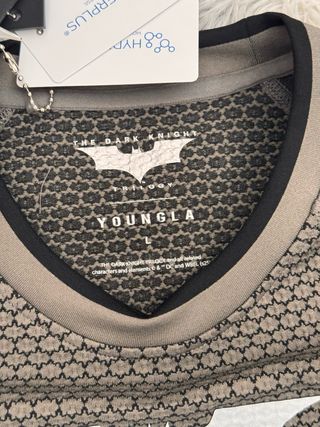 YoungLA x Batman Compression Tee Grey Green L