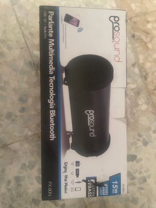 Altavoz bluetooth USB/SD/radio FM