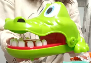 Juego Cocodrilo Mordedor Plástico