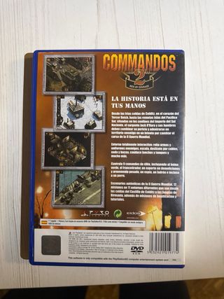 Juego PS2 Commandos 2: Men of Courage