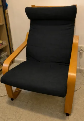 POÄNG SILLÓN IKEA NEGRO