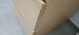 Cómoda Malm 6 cajones + espejo