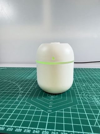 Humidificador USB Blanco Compacto con Luz LED