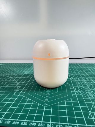 Humidificador USB Blanco Compacto con Luz LED
