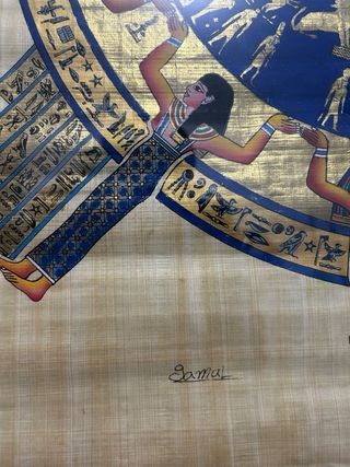 Cuadro Papiro Egipcio Antiguo