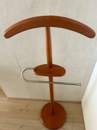 Perchero de pie madera y metal