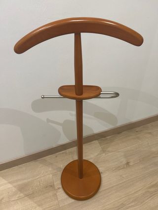 Perchero de pie madera y metal