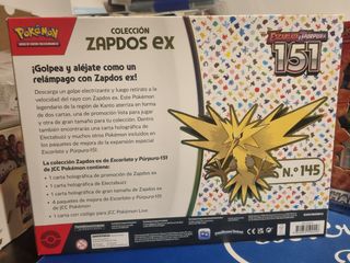 Zapdos EX (Español) y Charizard EX (Inglés)