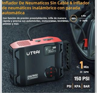 Arrancador de Coches UTRAI JS-5 4 en 1