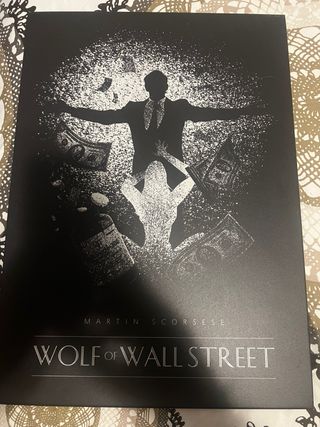 Póster Metálico El Lobo de Wall Street