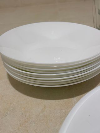 Vajilla blanca Ikea GODMIDDAG