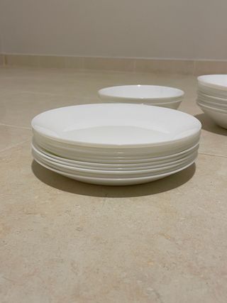 Vajilla blanca Ikea GODMIDDAG