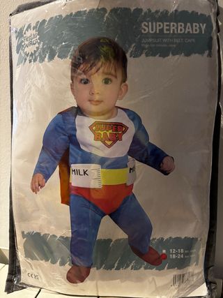 Disfraz Superbaby Talla 18-24 meses