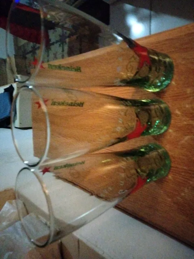 3 Vasos Heineken 0.5L
