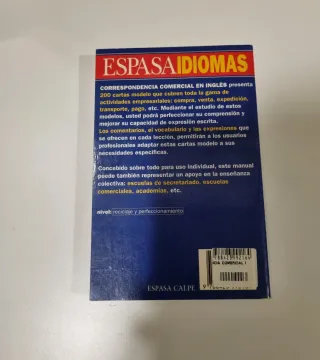 Correspondencia Comercial en Inglés. Libro