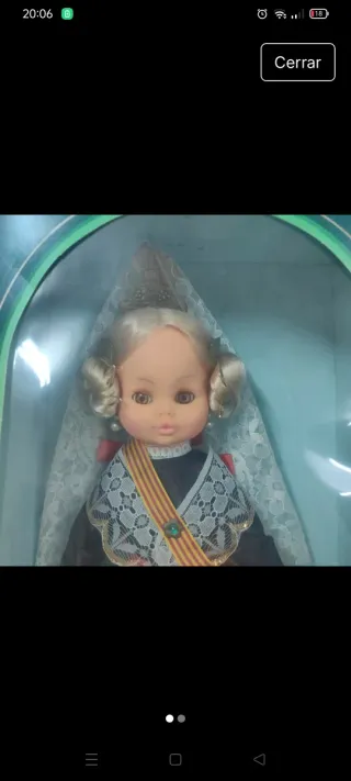 Muñeca Fallera Colección no se ha jugado con ella