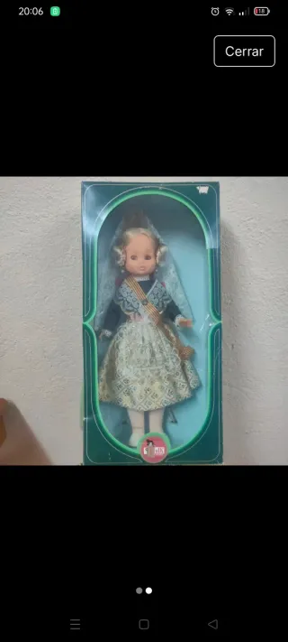 Muñeca Fallera Colección no se ha jugado con ella