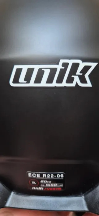 Casco Integral Moto Unik Negro Nuevo