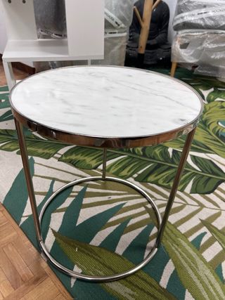 Mesa auxiliar de mármol Zara Home