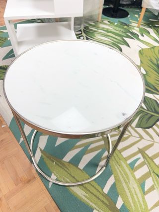 Mesa auxiliar de mármol Zara Home