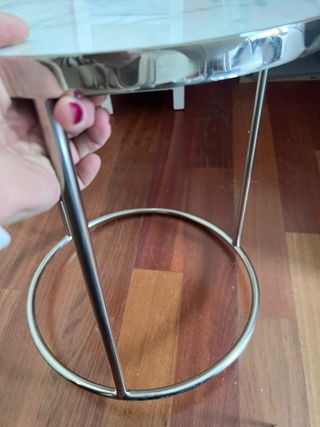 Mesa auxiliar de mármol Zara Home