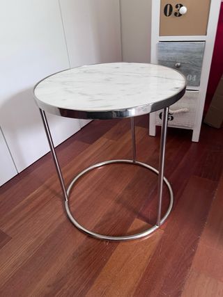 Mesa auxiliar de mármol Zara Home