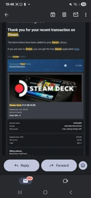 Steam Deck 512 GB OLED