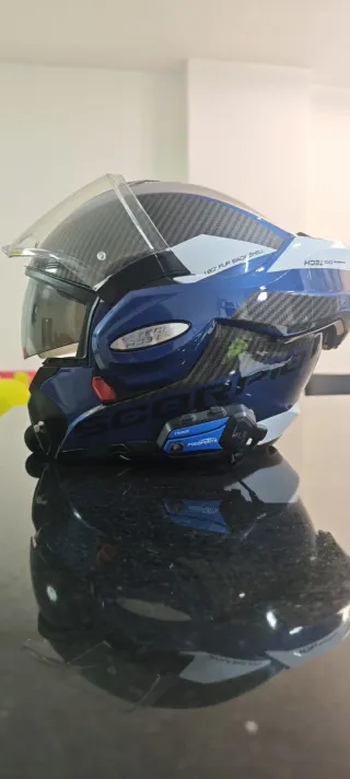Casco Scorpion Exo Tech Evo Team Azul Negro