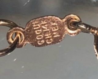 Cadena Figaro Chapada en Oro 14k exportada de mex.