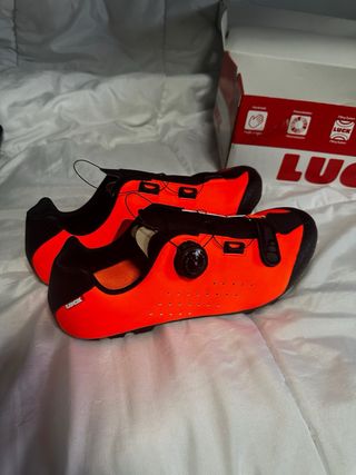 Botas Ciclismo Naranja Talla 43
