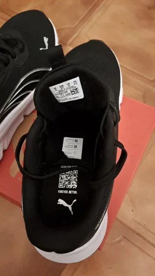 Zapatillas Puma Mujer Negras