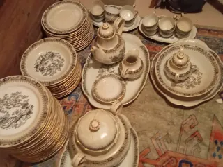 Vajilla Santa Clara 12 servicios porcelana