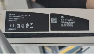 HP All-in-One Ordenador de Mesa Blanco