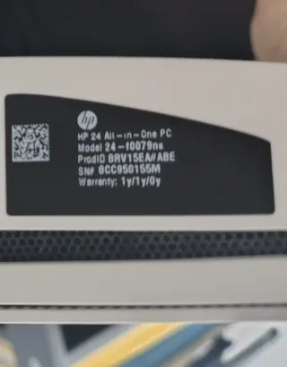 HP All-in-One Ordenador de Mesa Blanco