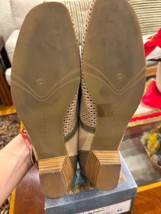 Zapato cordon Platino