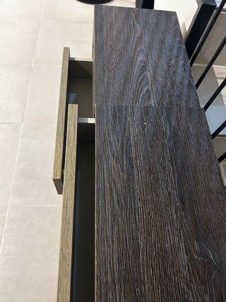 Mueble de entrada moderno con dos cajones