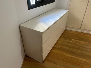 Cómoda grande 6 cajones Ikea ancho 1,6cm fondo48cm
