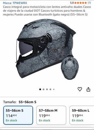 Casco integral moto TPWEWRX gato negro