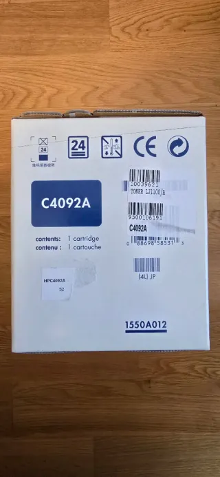 Tóner HP 92A C4092A LaserJet 1100-3200