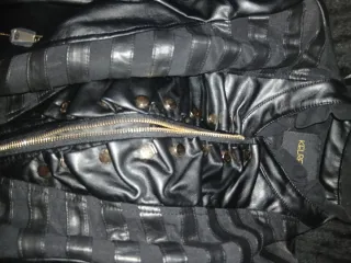 Chaqueta de cuero KELRF Talla M