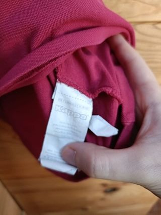 Polo Kappa Color Fucsia, Negro y Blanco Talla S