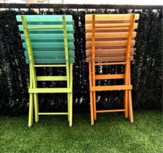 Juego Sillas Exterior y Cojines.  Precio por las 2