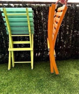 Juego Sillas Exterior y Cojines.  Precio por las 2